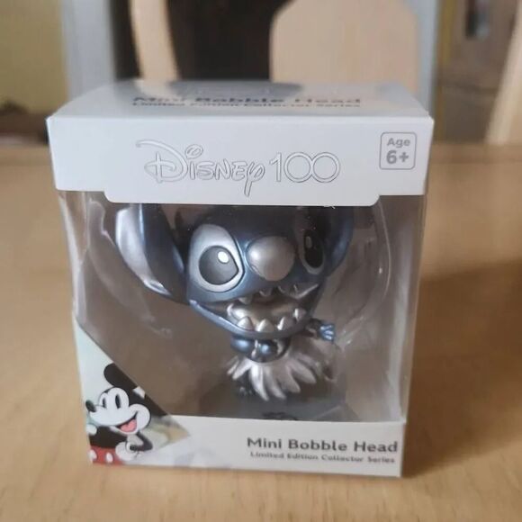 Disney 100th anniversary Stitch mini bobble head Limited edition - Picture 1 of 3